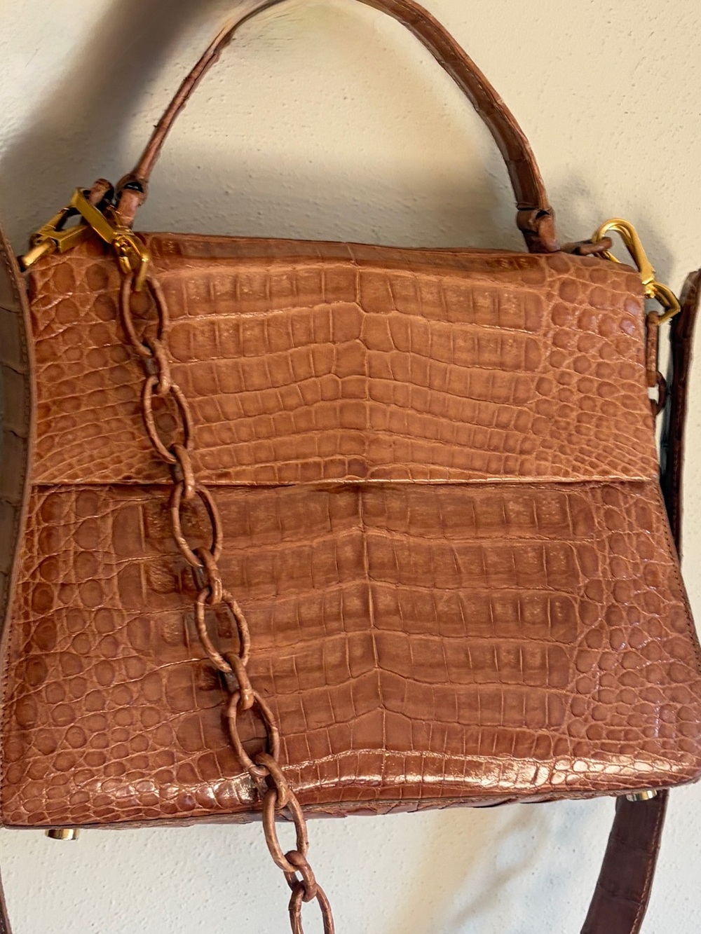 Nancy Gonzalez Lexi Large Genuine Crocodile Top-Handle Bag